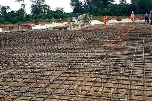 Main Slab Reinforcement at Orogho Appraisal Location